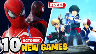 10 New Games October 5 FREE GAMES [upl. by Areek]