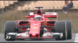 Raikkonen and Ferrari Go Quickest  F1 Testing 2017 Day 2 [upl. by Tavy]