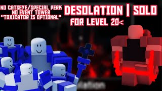 CTD Desolation Solo Beginner Friendly  Critical Tower Defense [upl. by Nyrehtak]