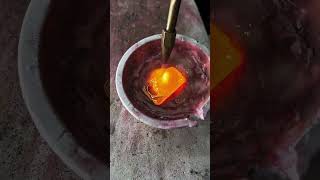 Wow Heres how to make a beautiful gold bracelet 🔥🔨 shorts gold viral video silver jewellr [upl. by Aicil145]