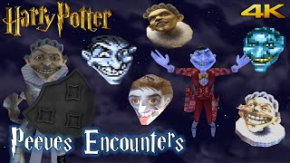 Harry Potter Video Games  All Peeves Moments from HP1  HP3 on PC GBA PS1 and PS2 4K [upl. by Iru]