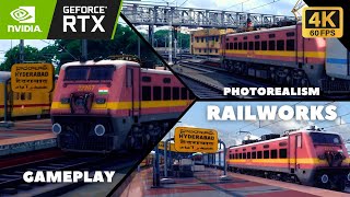 Indian Train Simulator Full Journey 18046 East Coast Express Hyderabad To Kazipet [upl. by Oiramej810]