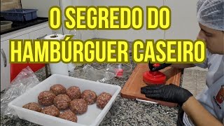 O Segredo do Hambúrguer Caseiro Perfeito Como fazer [upl. by Savinirs]