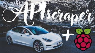 Tesla Dashboard on Raspberry Pi API Scraper Tutorial [upl. by Chaille]