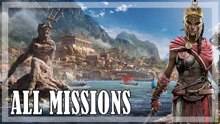 Assassins Creed Odyssey  All Missions  Full game [upl. by Eehtomit]