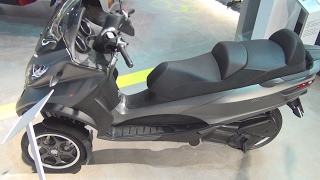 Piaggio MP3 Sport 300 2017 Exterior and Interior in 3D [upl. by Nanji]