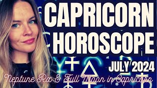 CAPRICORN July 2024 Monthly Horoscope [upl. by Joycelin]