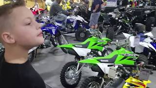 Lets go get his new 2017 kx65 dirt bike [upl. by Razec]