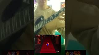 Super Mario 64  Slider soundtrack Cover guitar banjo musica mario64 [upl. by Eylhsa502]