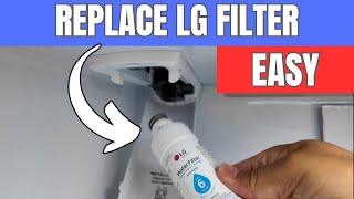 How to Replace LG Refrigerator Water Filter [upl. by Silisav366]