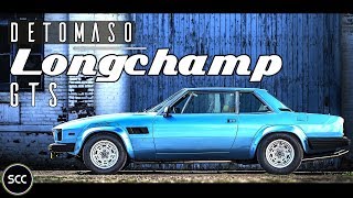 DE TOMASO LONGCHAMP GTS 1989  Test drive in top gear  DeTomaso V8 Engine sound  SCC TV [upl. by Umeh]