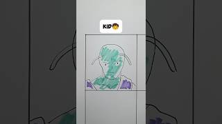 How do you Draw Piccolo 🤔 KID BEGINNER ARTIST or LEGEND shorts piccolo drawing dragonball [upl. by Zannini]