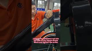 YOSUDA Pro Magnetic Exercise Bike How to replace the resistance rod with a new structure [upl. by Lecirg593]