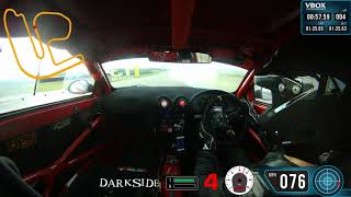 Rockingham ISSC MSV TDT Qualifying Fastest Lap  Darkside Ibiza 13526 [upl. by Reffinnej]