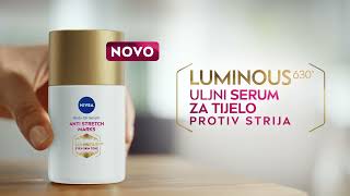 NIVEA Luminous630 uljni serum za tijelo protiv strija [upl. by Ayotna758]