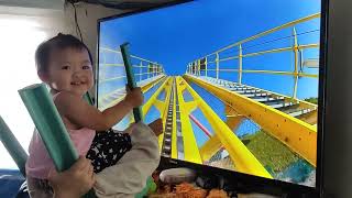 rollercoaster baby prank gone wrong 2 [upl. by Airda]