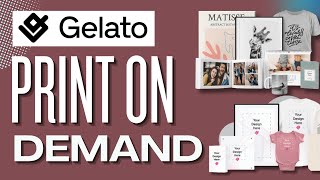 How To Use Gelato Print On Demand BEGINNERS TUTORIAL [upl. by Ahcsat835]