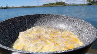 CATCH and COOK Whitebait Down By The River Part 1 [upl. by Lupien]