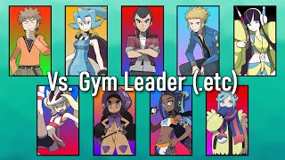 Pokémon Music  All Gym Leader etc Battle Themes from the Core Series [upl. by Seditsira]