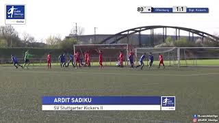 BJunioren 11  ARDIT SADIKU  SV Stuttgarter Kickers II [upl. by Merry]