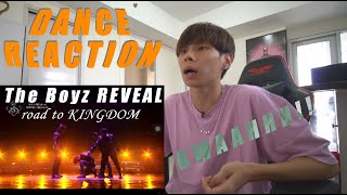 DANCE REACTION THE BOYZ ROAD TO KINGDOM REVEAL MENJUAL [upl. by Enelhtac977]