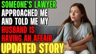 Someones Lawyer Contacted Me amp Told Me My Husband Is Having An Affair rRelationships [upl. by Lahcym561]