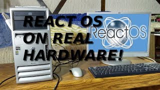 REACT OS on REAL HARDWARE d325 [upl. by Pyszka]