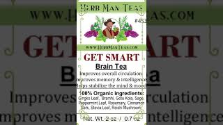 BRAIN TEA with Rishi Mushroom  Get Smart [upl. by Ynaffik]