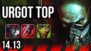 URGOT vs RENEKTON TOP  Rank 1 Urgot Legendary 15312 700 games  NA Challenger  1413 [upl. by Olen672]