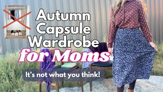 Autumn Capsule Wardrobe for Moms  Fall Capsule  Thrifted Capsule  Modest Catholic  Nursing Mama [upl. by Gusella]