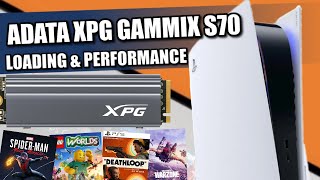 ADATA Gammix XPG S70 PS5 SSD Test 5 [upl. by Terrill]