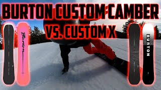 Burton Custom Camber 2023 Review vs Custom X amp Territory Manager [upl. by Sucramaj611]