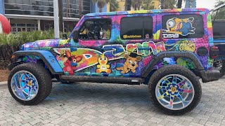 Jeeps On Display At Pier Park Mall  Panama City Beach Florida May 2024 [upl. by Lavine]