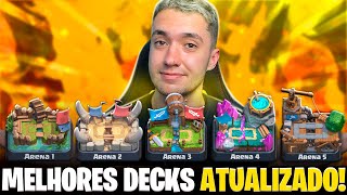 MELHOR DECK DA ARENA 1 ATÉ A ARENA 5 EM 2023 ATUALIZADO NO CLASH ROYALE [upl. by Weed]