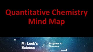 12 Quantitative Chemistry mind map for AQA combined and triple science Higher and Foundation [upl. by Scarlet]