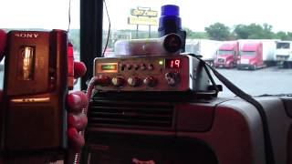 Trolling the CB Radio DieselDucy Strikes in Scranton PA at the Pilot Truck Stop CB noise toy spam [upl. by Ayahs]