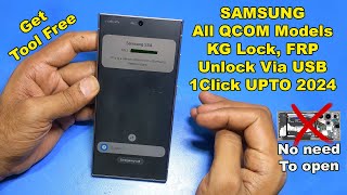 SAMSUNG Android 14 KG Lock FRP Lock Solution Free Qcom [upl. by Eisoj]