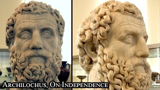 Archilochus On Independence in ancient Greek and English [upl. by Margeaux]