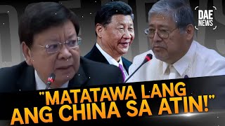 Rep Marcoleta Matatawa lang ang China sa atin  West Philippines Sea China Territory [upl. by Aihsat633]