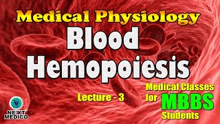 MEDICAL PHYSIOLOGY l KD Sir l Blood Hemopoiesis l Lecture  3 [upl. by Eelessej]