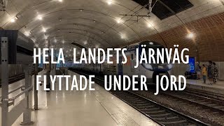 Tågjulkalendern  Lucka 9 Hela landets järnväg under jord [upl. by Kcirdle892]