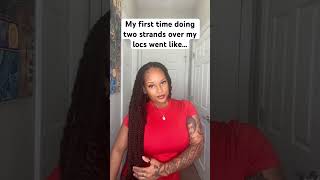 locstyles locs locjourney grwm twostrandtwistlocs [upl. by Mechling]