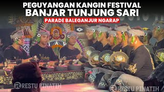 Banjar Tunjung Sari Parade Baleganjur Ngarap  Peguyangan Kangin Festival [upl. by Arrej]