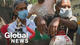 Indias oxygen crisis during COVID19 pandemic raises concerns for developing nations [upl. by Inga]