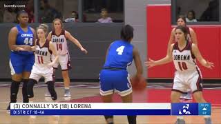 High school girls basketball 18 Lorena vs 3 Connally [upl. by Solenne]