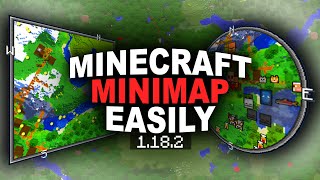 Minimap Mod For Minecraft 1182 How to Download Xaeros or JourneyMap Mod [upl. by Adnoyek]