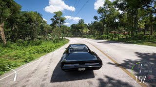 Dodge Challenger SRT Hellcat  Forza Horizon 5  Steering Wheel Gameplay [upl. by Monjo]