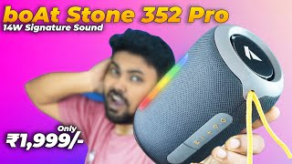 boAt Stone 352 Pro  14W Signature Sound  IPX5 Water Test [upl. by Caddaric869]