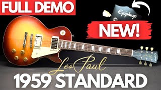 NEW EPIPHONE 1959 Les Paul Standard FULL DEMO [upl. by Helmut169]