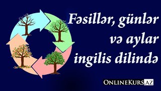 Fəsillər günlər və aylar ingilis dilində [upl. by Elianore105]